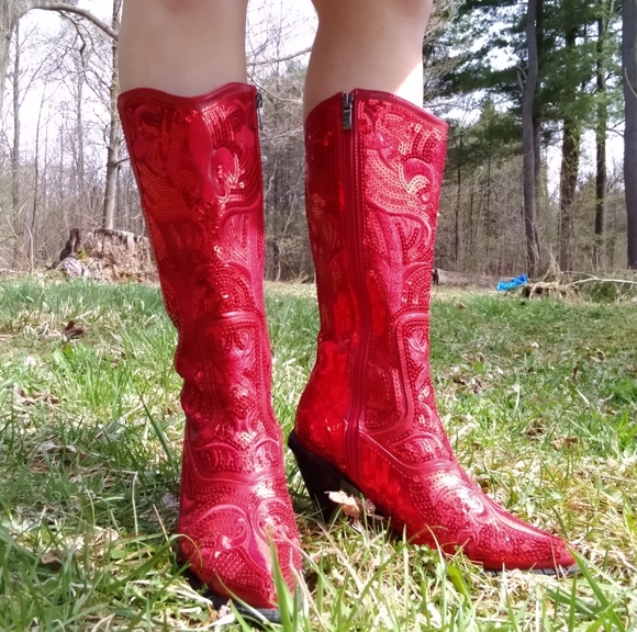 John Fashion Sequin Cowboy Boots | Poshmark
